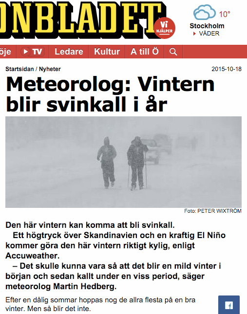 Aftonbladet.se i lördags