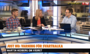 Läs mer om artikeln Väder i Aftonbladets Morgon-TV