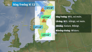 Läs mer om artikeln Milt och blåsigt i helgen