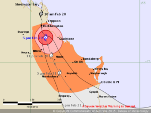 Läs mer om artikeln Tropiska cyklonen “Marcia” slår till mot Australien