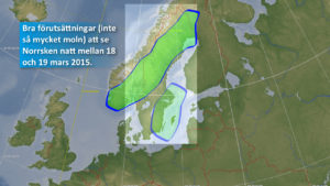 Läs mer om artikeln Var kan man se norrsken i natt?