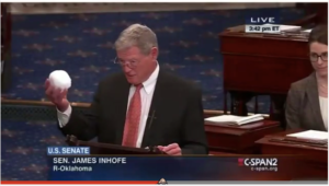 Läs mer om artikeln Patetiskt och roligt argument från “klimatskeptikern” James Inhofe