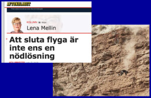 Läs mer om artikeln Lena Mellin vill flyga, men är ute och cyklar