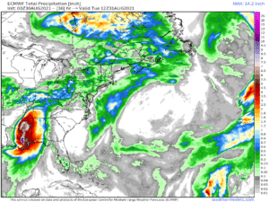 Läs mer om artikeln Kopiöst med regn från tropiska cyklonen Ida